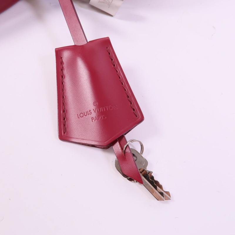 LOUIS VUITTON Epi Alma PM銀扣手挽袋-9