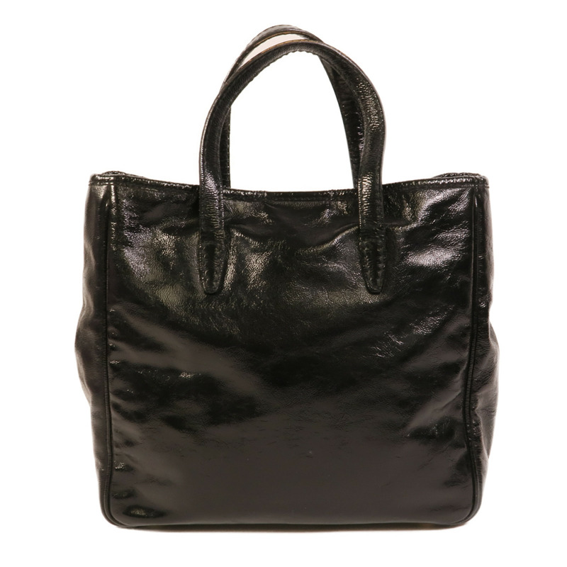 YVES SAINT LAURENT 漆皮皮革Tote Bag手挽袋-1