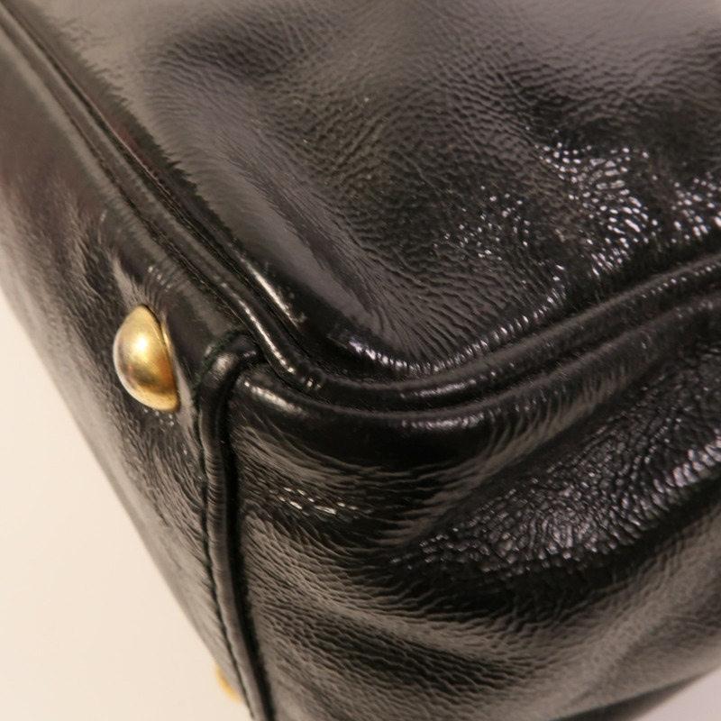 YVES SAINT LAURENT 漆皮皮革Tote Bag手挽袋-10