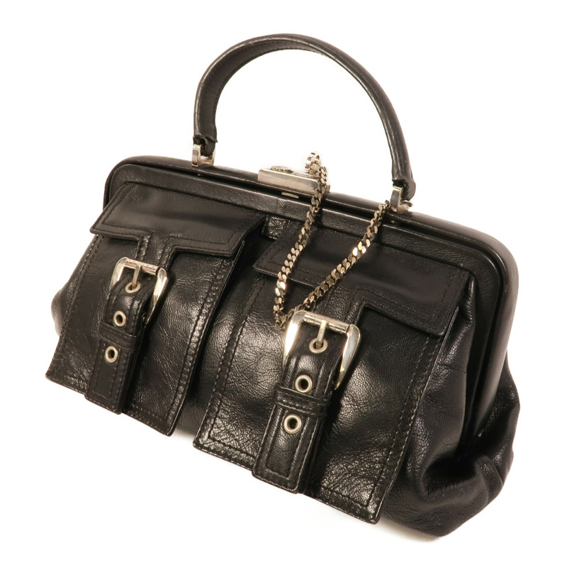 CELINE 牛皮皮革Hand Bag手挽袋-2