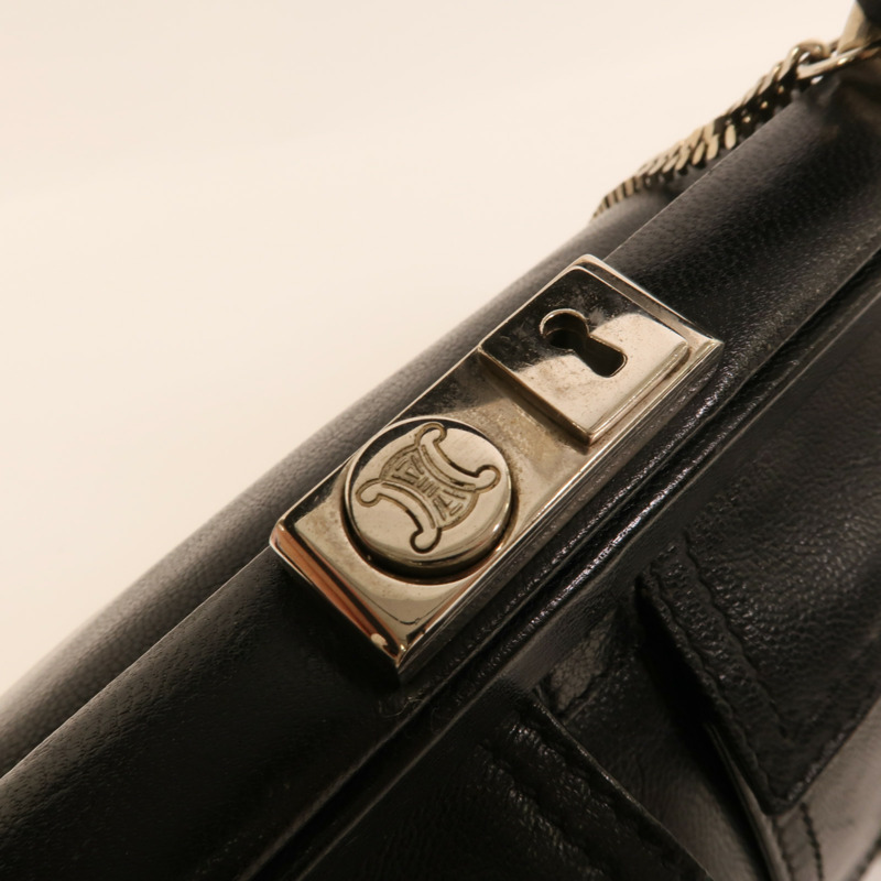 CELINE 牛皮皮革Hand Bag手挽袋-8