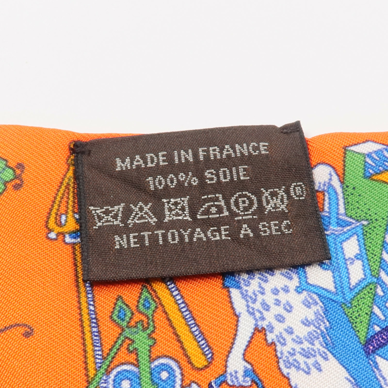 HERMES 絲質Twilly絲巾-6