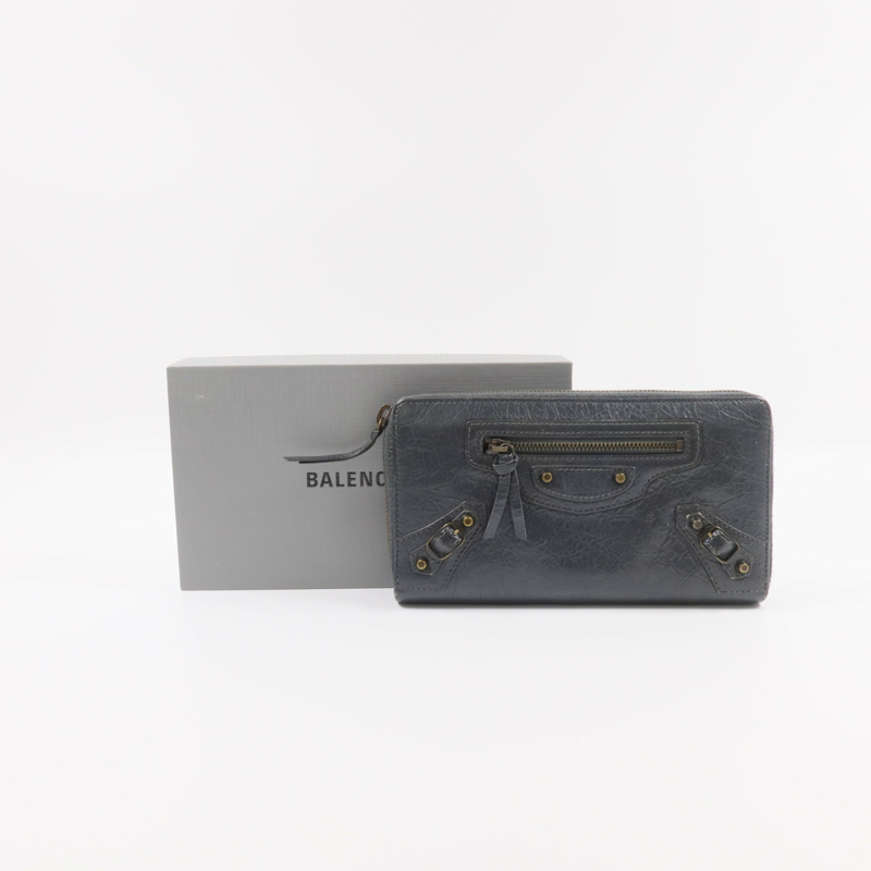BALENCIAGA 牛皮皮革Long Wallet長錢包-10