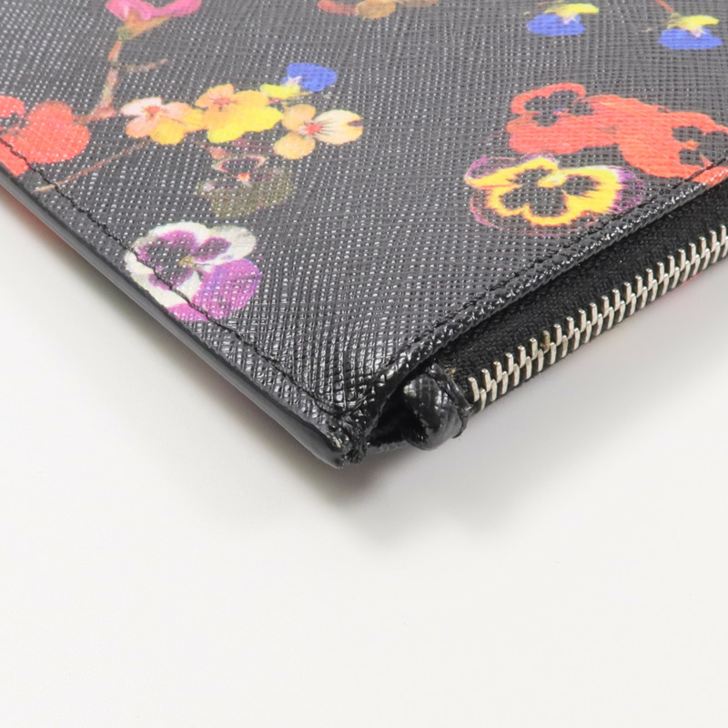 GIVENCHY 塗層帆布Night Pansy Pouch手拿包-11