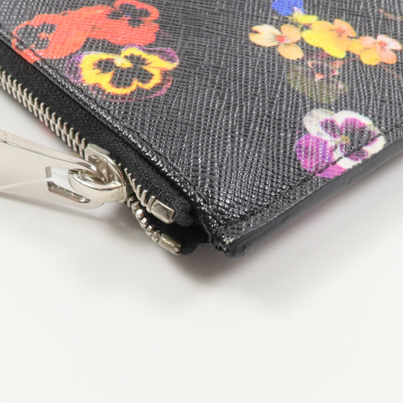 GIVENCHY 塗層帆布Night Pansy Pouch手拿包-12