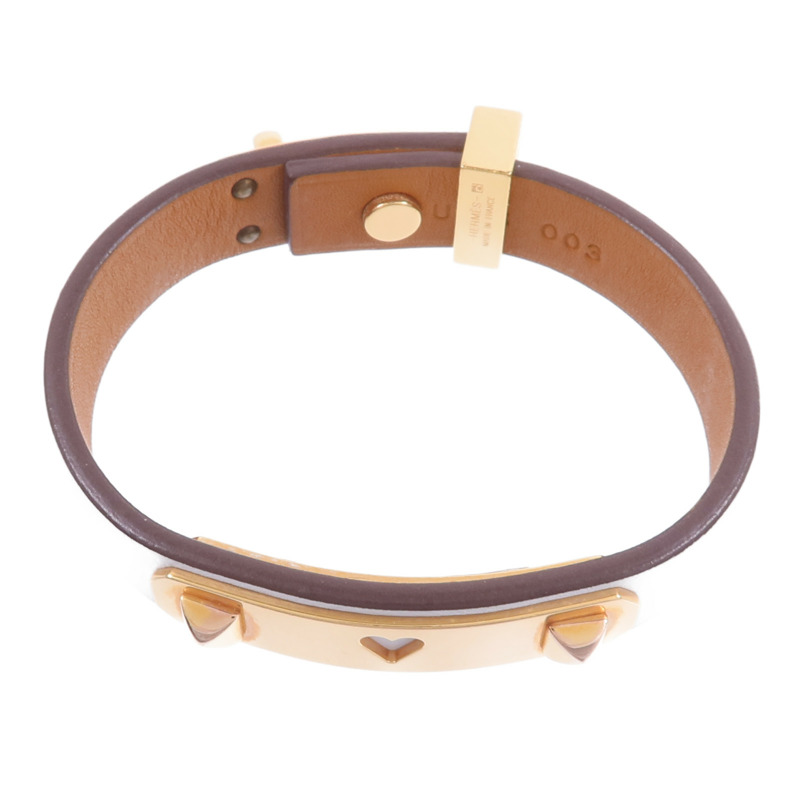 HERMES Swift皮革As De Coeur Bracelet手帶Bleu Brume-3