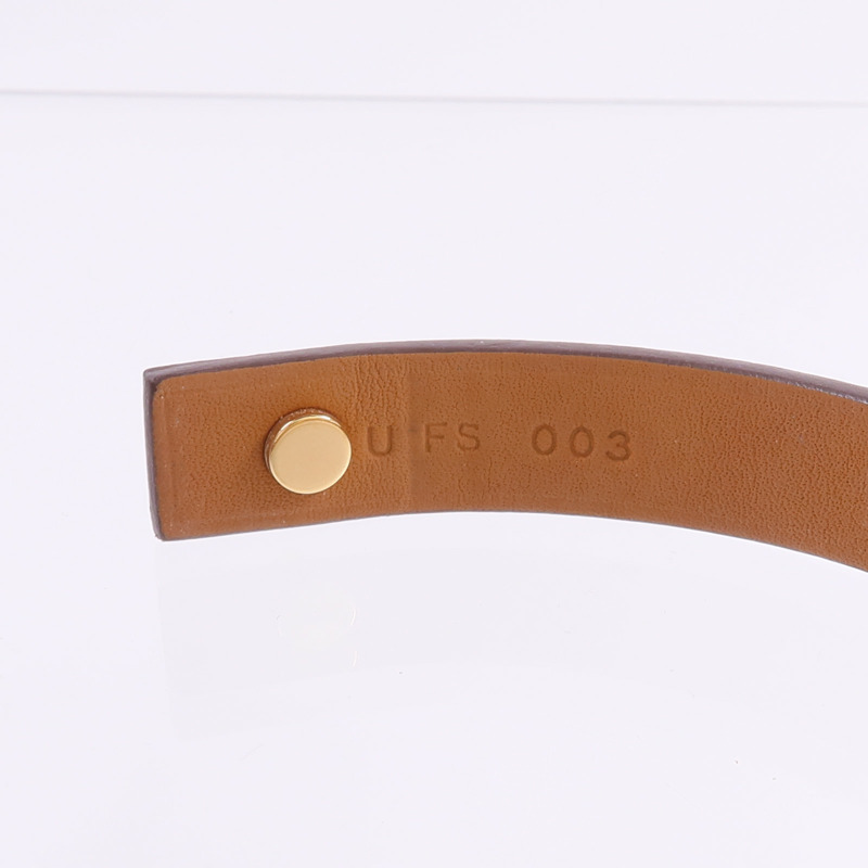HERMES Swift皮革As De Coeur Bracelet手帶Bleu Brume-7