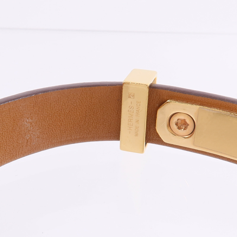 HERMES Swift皮革As De Coeur Bracelet手帶Bleu Brume-9