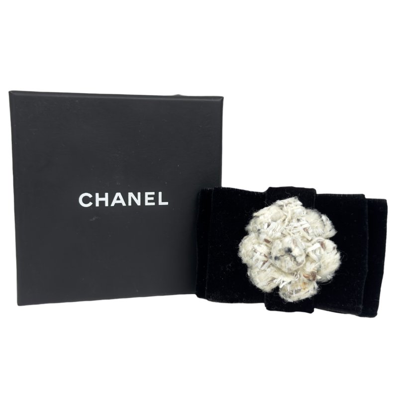 CHANEL 中古 山茶花 胸針-1