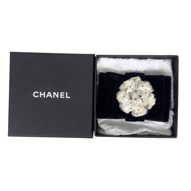 CHANEL 中古 山茶花 胸針-2