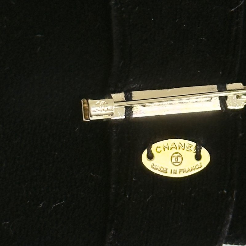 CHANEL 中古 山茶花 胸針-10