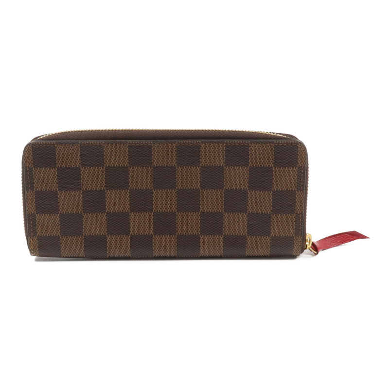 LOUIS VUITTON Damier Clemence Wallet金扣長錢包-2