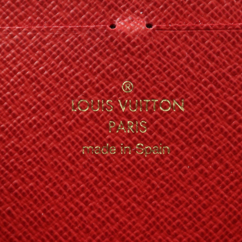 LOUIS VUITTON Damier Clemence Wallet金扣長錢包-7