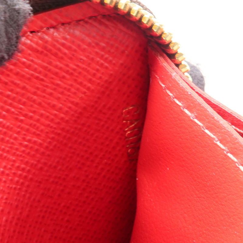LOUIS VUITTON Damier Clemence Wallet金扣長錢包-8
