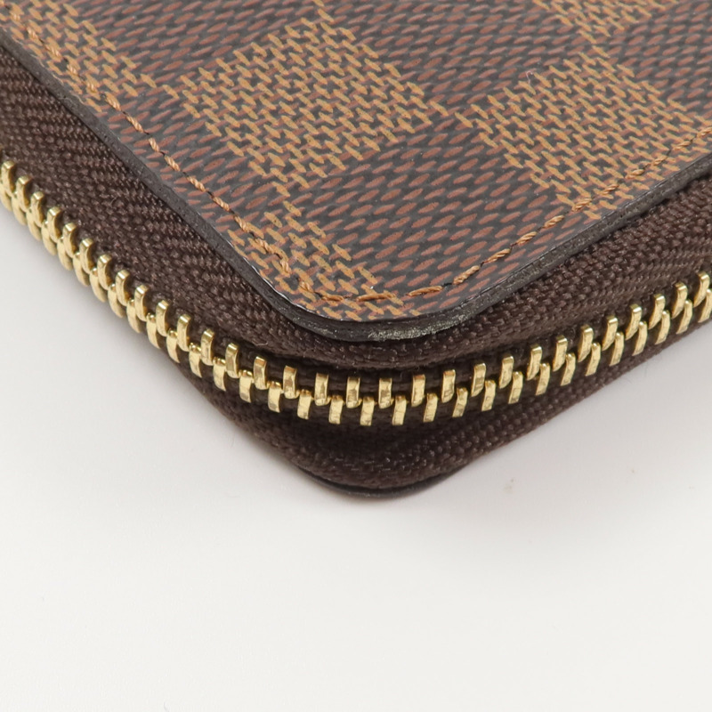 LOUIS VUITTON Damier Clemence Wallet金扣長錢包-14