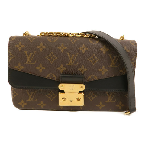 LOUIS VUITTON Monogram Marceau金扣肩背袋棕色