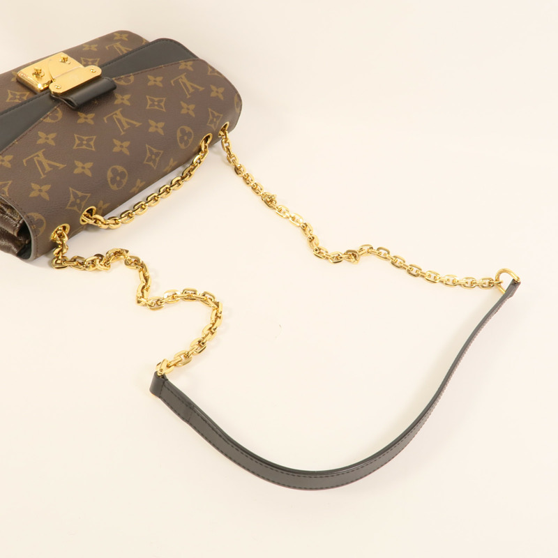 LOUIS VUITTON Monogram Marceau金扣肩背袋棕色-5