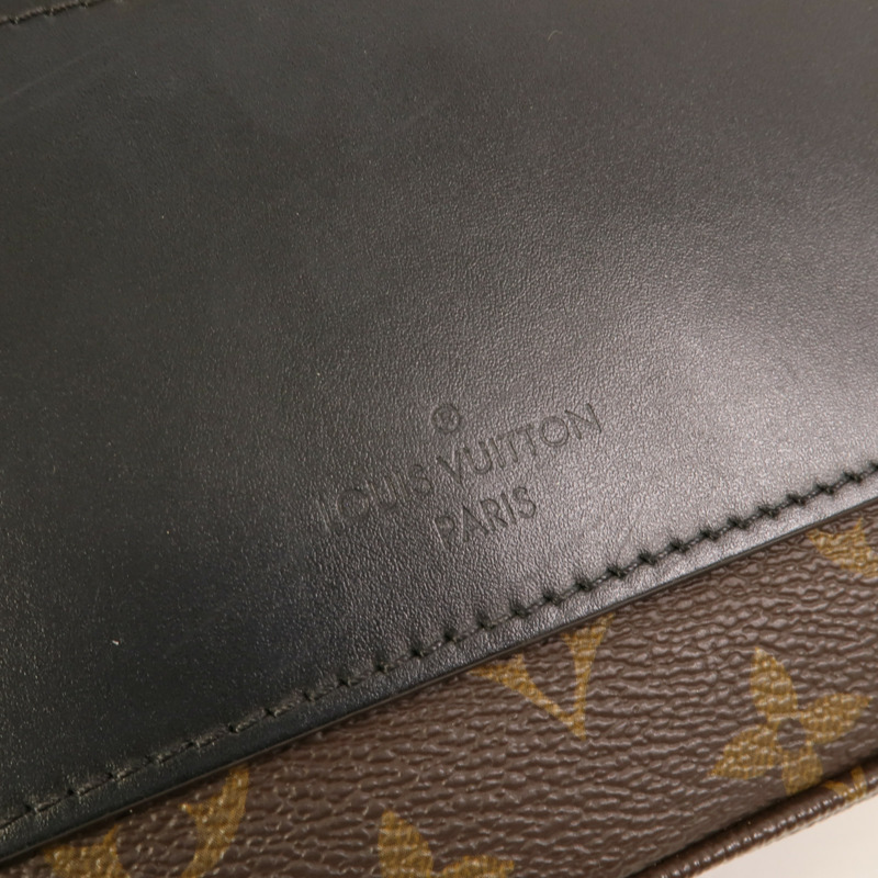LOUIS VUITTON Monogram Marceau金扣肩背袋棕色-7