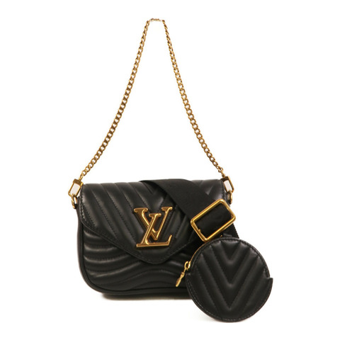 LOUIS VUITTON 牛皮皮革New Wave金扣手挽肩背兩用袋