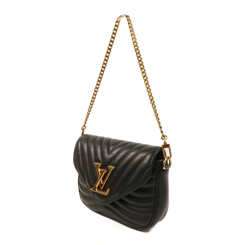 LOUIS VUITTON 牛皮皮革New Wave金扣手挽肩背兩用袋-2