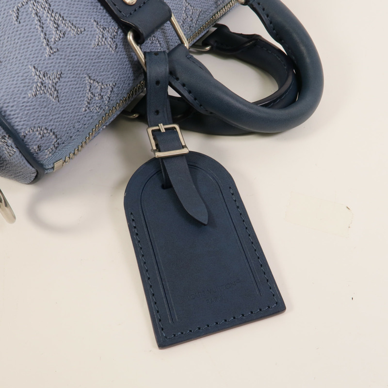 LOUIS VUITTON Monogram Heritage Keepall Bandouliere 25銀扣手挽肩背兩用袋-7