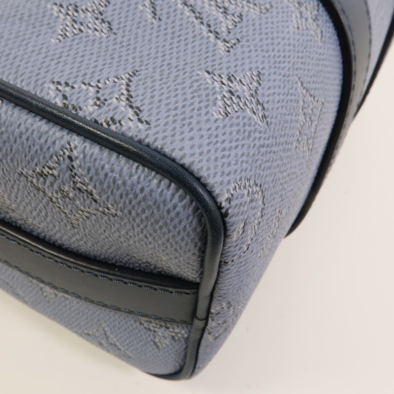 LOUIS VUITTON Monogram Heritage Keepall Bandouliere 25銀扣手挽肩背兩用袋-11