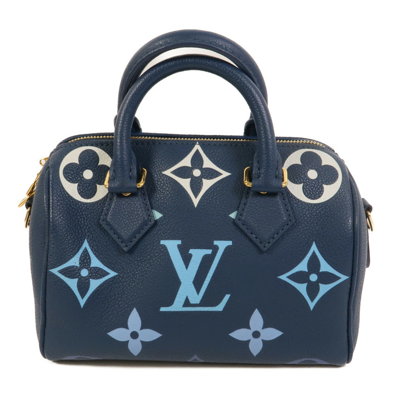 LOUIS VUITTON Monogram Empreinte Speedy Bandouliere 20手挽肩背兩用袋-1