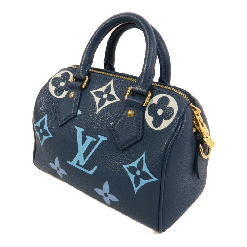 LOUIS VUITTON Monogram Empreinte Speedy Bandouliere 20手挽肩背兩用袋-2