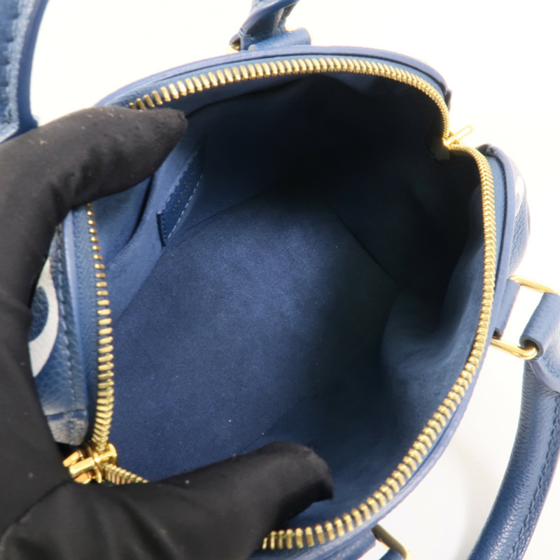 LOUIS VUITTON Monogram Empreinte Speedy Bandouliere 20手挽肩背兩用袋-4