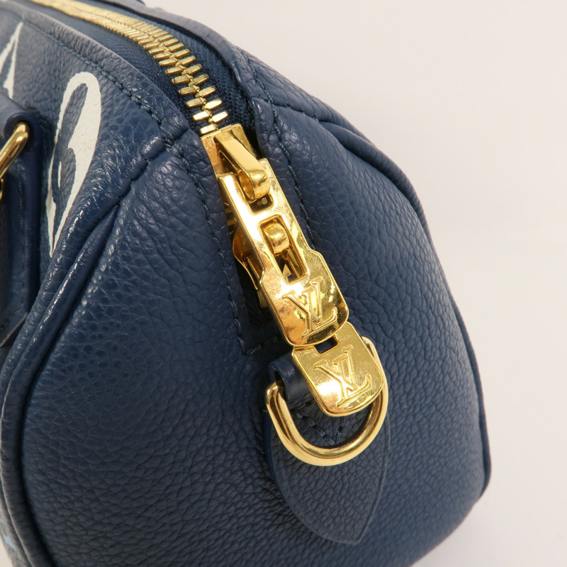 LOUIS VUITTON Monogram Empreinte Speedy Bandouliere 20手挽肩背兩用袋-10