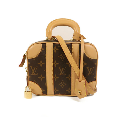 LOUIS VUITTON Monogram Valisette金扣手挽肩背兩用袋