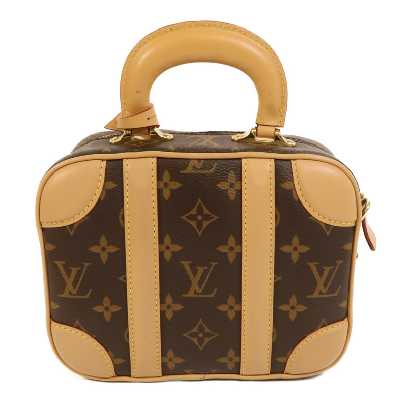 LOUIS VUITTON Monogram Valisette金扣手挽肩背兩用袋-1