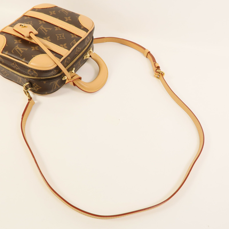 LOUIS VUITTON Monogram Valisette金扣手挽肩背兩用袋-4