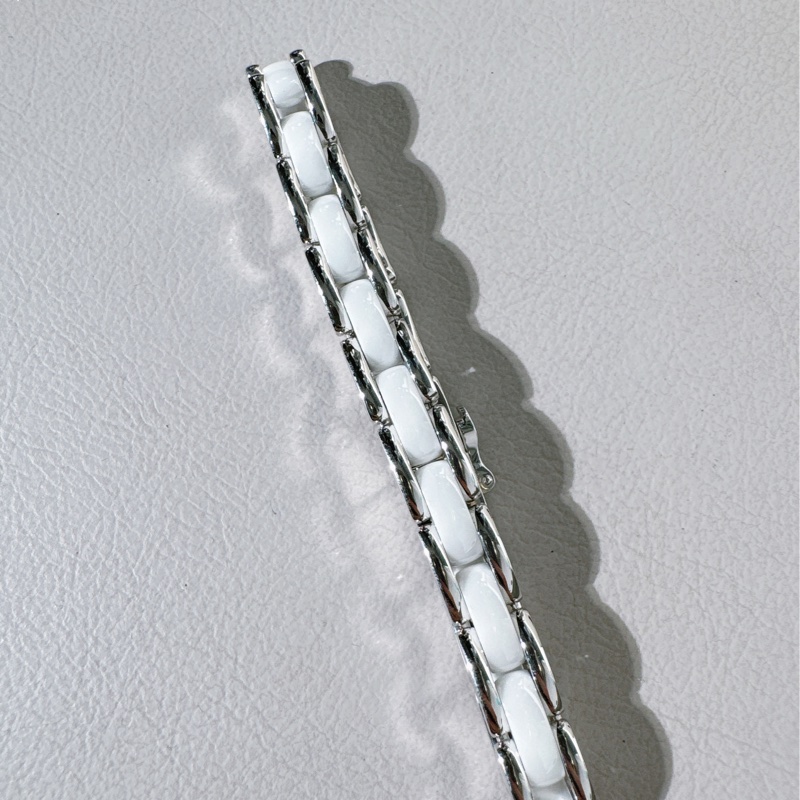 Chanel香奈兒 ultra系列 白陶瓷手鍊，T17碼-5