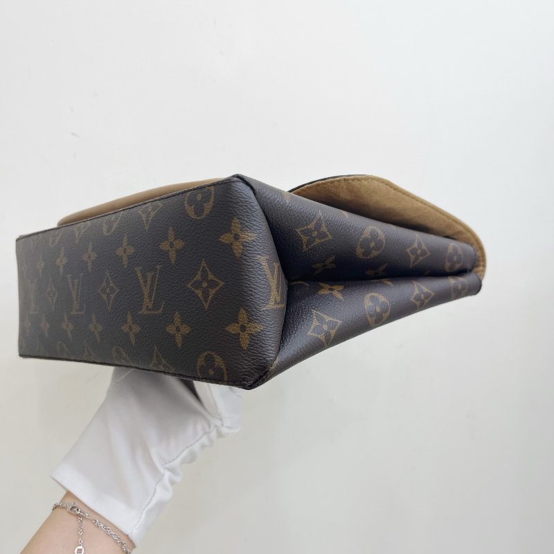 路易威登/Louis Vuitton Marignan 老花滿印鎖頭郵差包-3