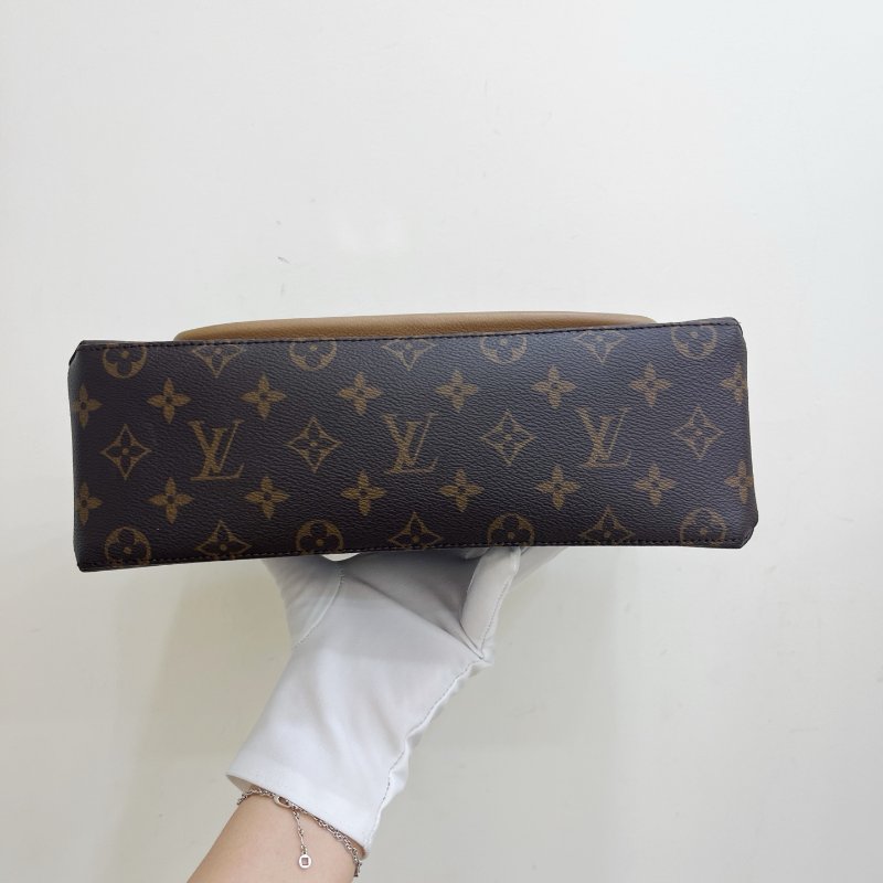 路易威登/Louis Vuitton Marignan 老花滿印鎖頭郵差包-4