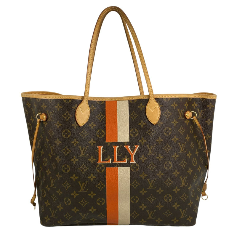 △ LOUIS VUITTON 路易·威登 Brown Coated Canvas Monogram Neverfull GM Tote Bag 啡色塗層帆布經典老花托特袋 M40157-267010692-1