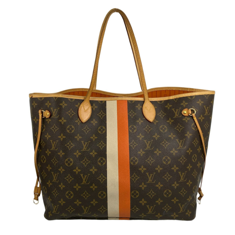 △ LOUIS VUITTON 路易·威登 Brown Coated Canvas Monogram Neverfull GM Tote Bag 啡色塗層帆布經典老花托特袋 M40157-267010692-2