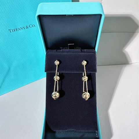 Tiffany & Co. 蒂芙尼 hardwear 金球耳環