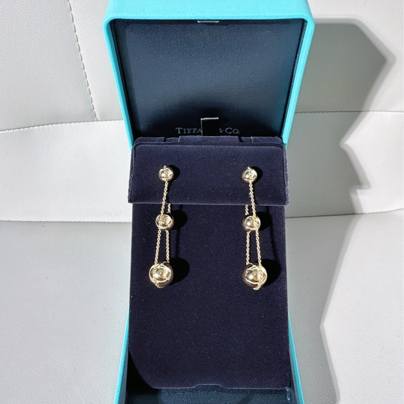 Tiffany & Co. 蒂芙尼 hardwear 金球耳環-1
