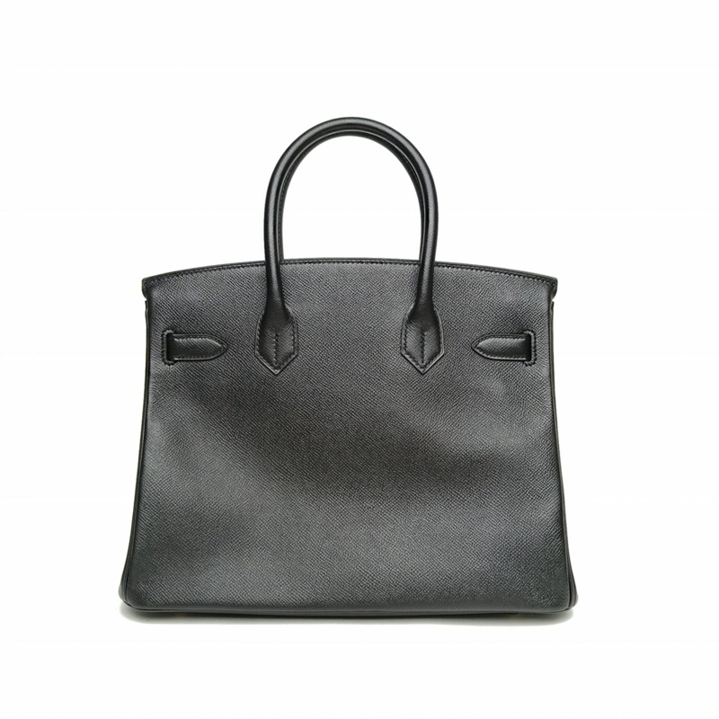 HERMES Birkin 30 89黑色 Epsom皮 X刻 金扣-2