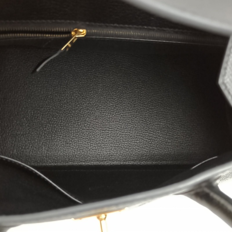 HERMES Birkin 30 89黑色 Epsom皮 X刻 金扣-5