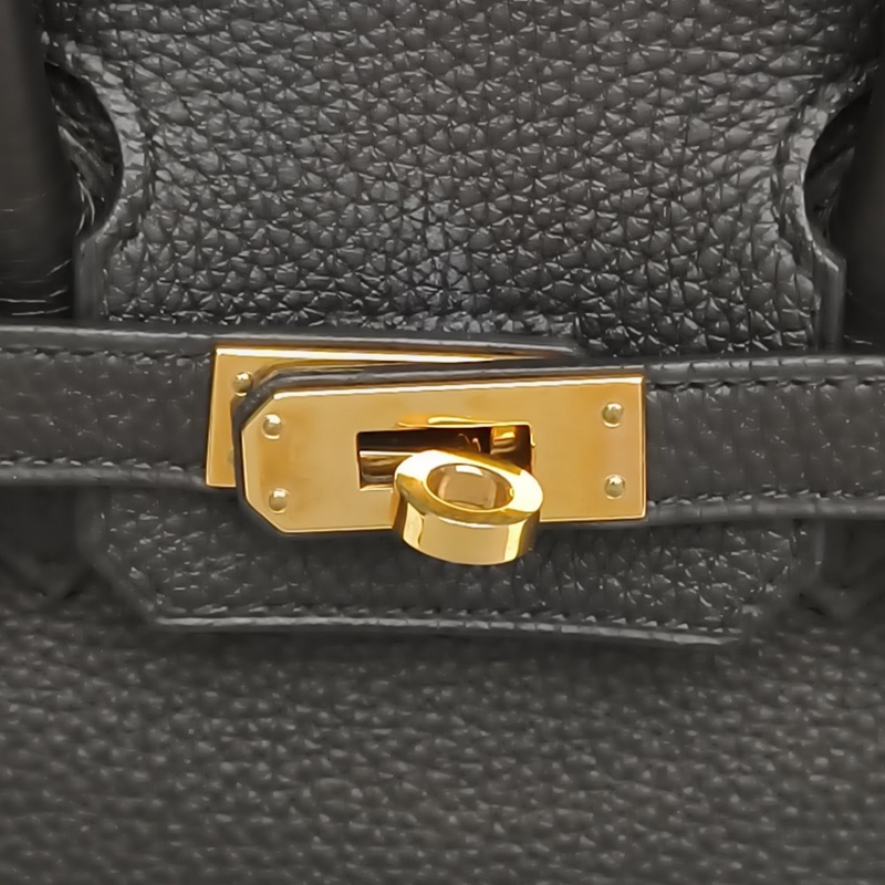 HERMES Birkin 25 89黑色 Togo皮 Y刻 玫瑰金扣-4