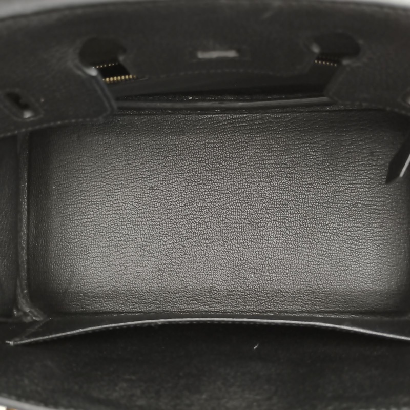 HERMES Birkin 25 89黑色 Togo皮 Y刻 玫瑰金扣-5