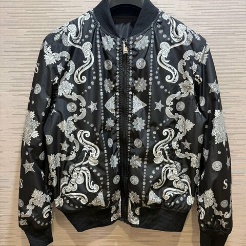 💎Han's house精品服飾💎VERSACE 凡賽斯 頂級黑牌 雙面 外套