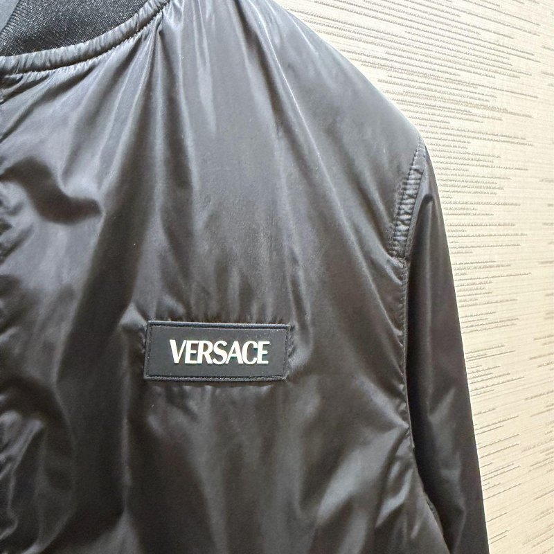 💎Han's house精品服飾💎VERSACE 凡賽斯 頂級黑牌 雙面 外套-2