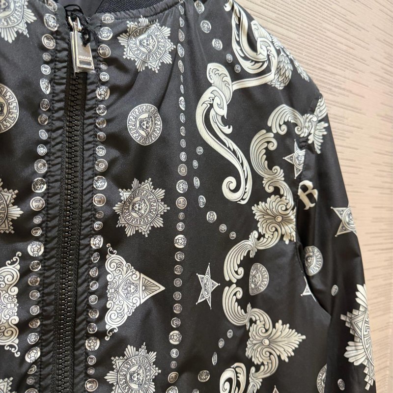 💎Han's house精品服飾💎VERSACE 凡賽斯 頂級黑牌 雙面 外套-4
