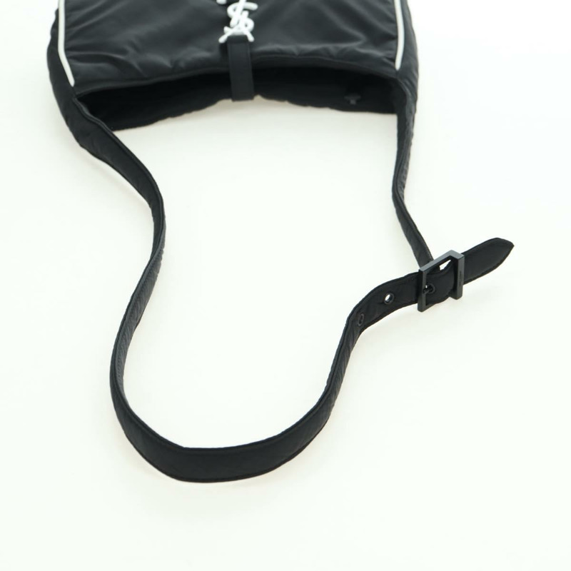 【日本直送】SAINT LAURENT 黑色尼龍單肩包，正品 178069SAM-6