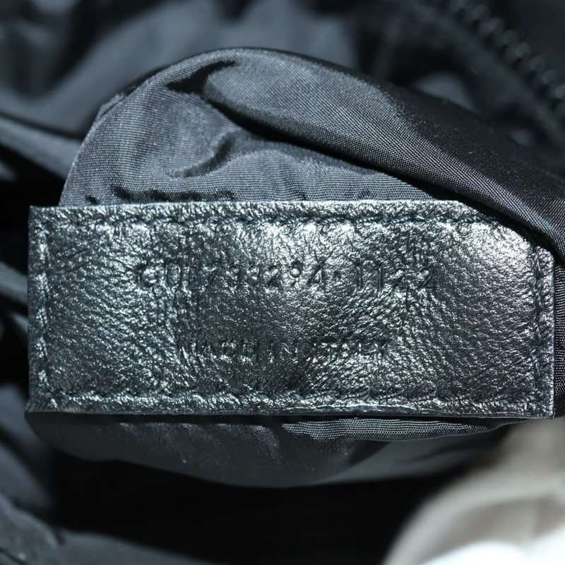 【日本直送】SAINT LAURENT 黑色尼龍單肩包，正品 178069SAM-11