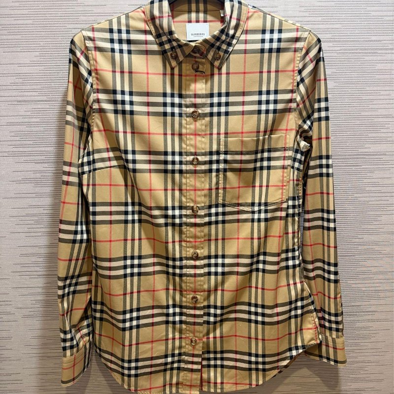 💎Han's house精品服飾💎Burberry 格紋 襯衫 現貨40 原價23800-1